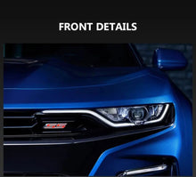 Load image into Gallery viewer, 2019-2025 Chevy Camaro RS Signature Replica Headlights – LED Low/High Beams, Sequential Turn Signals (Pair)