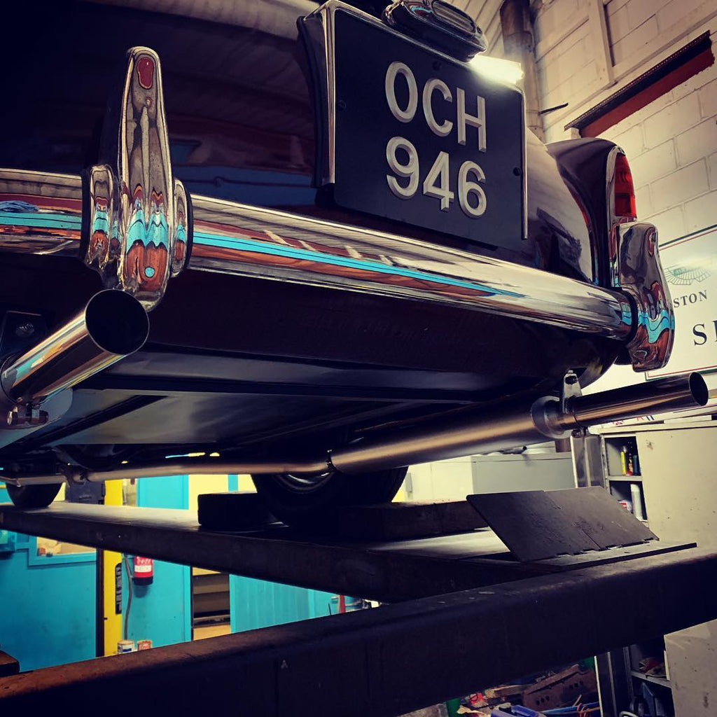 QuickSilver Aston Martin DB Mk3 Stainless Steel Exhaust 'Twin' System 1957-1959