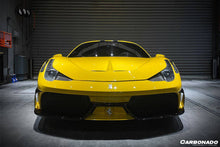 Load image into Gallery viewer, 2010-2015 Ferrari 458 Coupe Spyder SP Style Front Bumper - Carbonado Aero