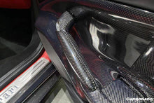 Load image into Gallery viewer, 2015-2020 Ferrari 488 GTB Spyder OE Style Carbon Fiber Door Handle Interior - Carbonado Aero