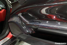 Load image into Gallery viewer, 2015-2020 Ferrari 488 GTB Spyder OE Style Carbon Fiber Door Handle Interior - Carbonado Aero