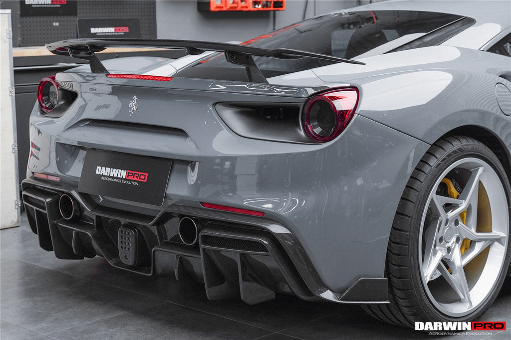 DarwinPRO 2015-2020 Ferrari 488 GTB iMP-Performance Carbon Fiber Trunk Spoiler Wing