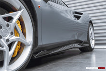 Load image into Gallery viewer, DarwinPRO 2015-2020 Ferrari 488 GTB &amp; Spider iMP-Performance Carbon Fiber Side Skirts Under Board