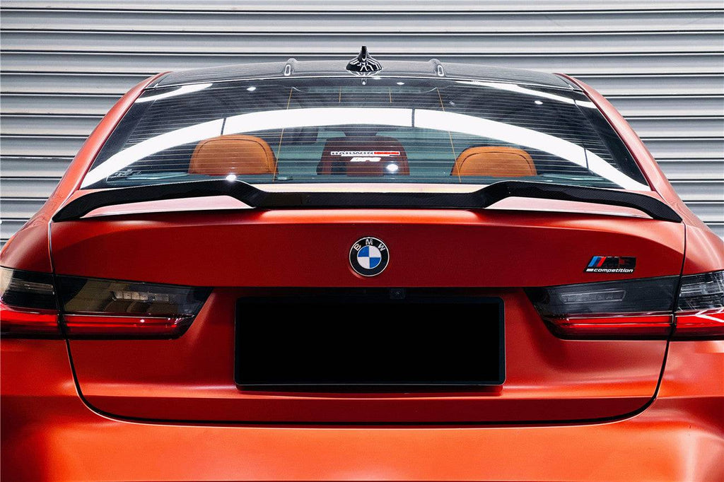 2021-UP BMW M3 G80 G20 VRS Style Carbon Fiber Trunk Spoiler - Carbonado