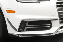 Load image into Gallery viewer, 2017-2018 AUDI B9 A4 Sport &amp; S4 MD Style Carbon Fiber Front Canards - Carbonado