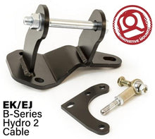 Load image into Gallery viewer, Innovative 96-00 Civic B-Series Black Steel Hydro to Cable Trans Conversion Bracket and Actuator