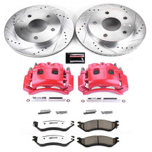 Load image into Gallery viewer, Power Stop 00-01 Dodge Ram 1500 Front Z36 Truck &amp; Tow Kit w/Cals