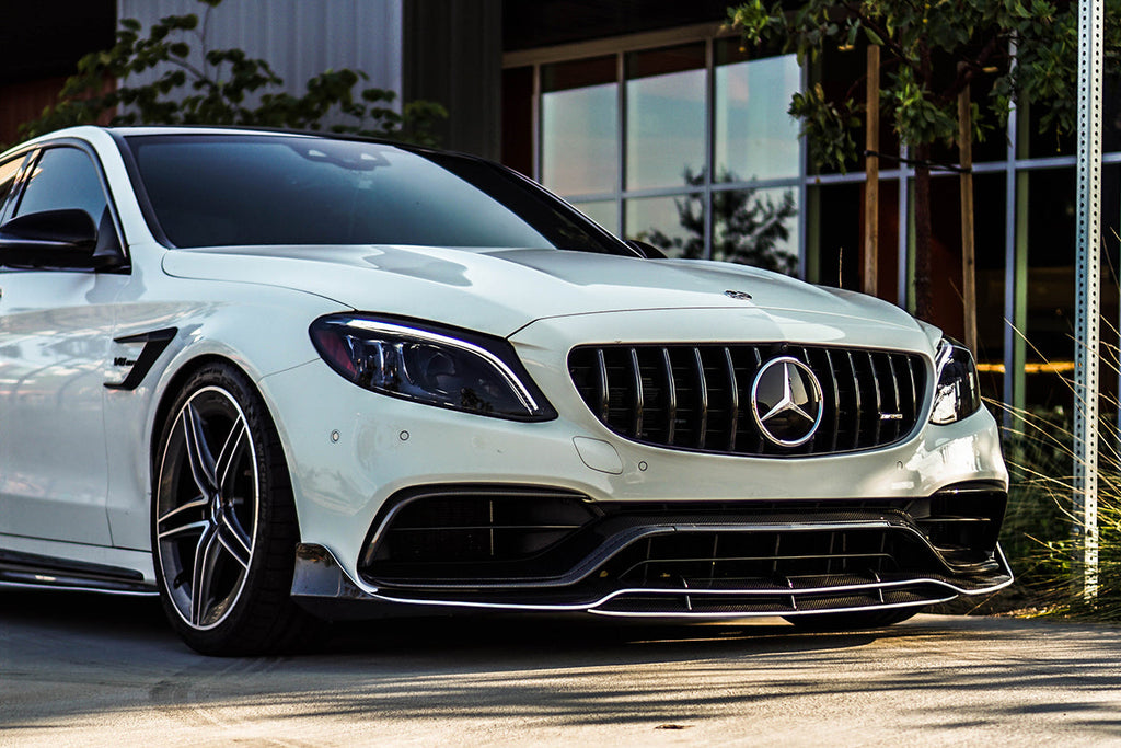 2015-2021 Mercedes Benz W205 C63/S AMG Sedan BR Style Front Lip - Carbonado