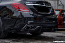 Load image into Gallery viewer, 2015-2021 Mercedes Benz W205 C63/S AMG Sedan PS Style Rear Diffuser - Carbonado Aero