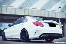 Load image into Gallery viewer, 2015-2021 Mercedes Benz C-Class W205 Sedan RT-II Style Trunk Spoiler - Carbonado Aero