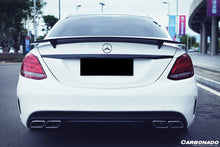 Load image into Gallery viewer, 2015-2021 Mercedes Benz C-Class W205 Sedan RT-II Style Trunk Spoiler - Carbonado