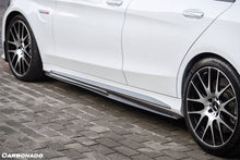 Load image into Gallery viewer, 2015-2021 Mercedes Benz C-Class C63 AMG W205 Sedan PS Style Side Skirts - Carbonado Aero