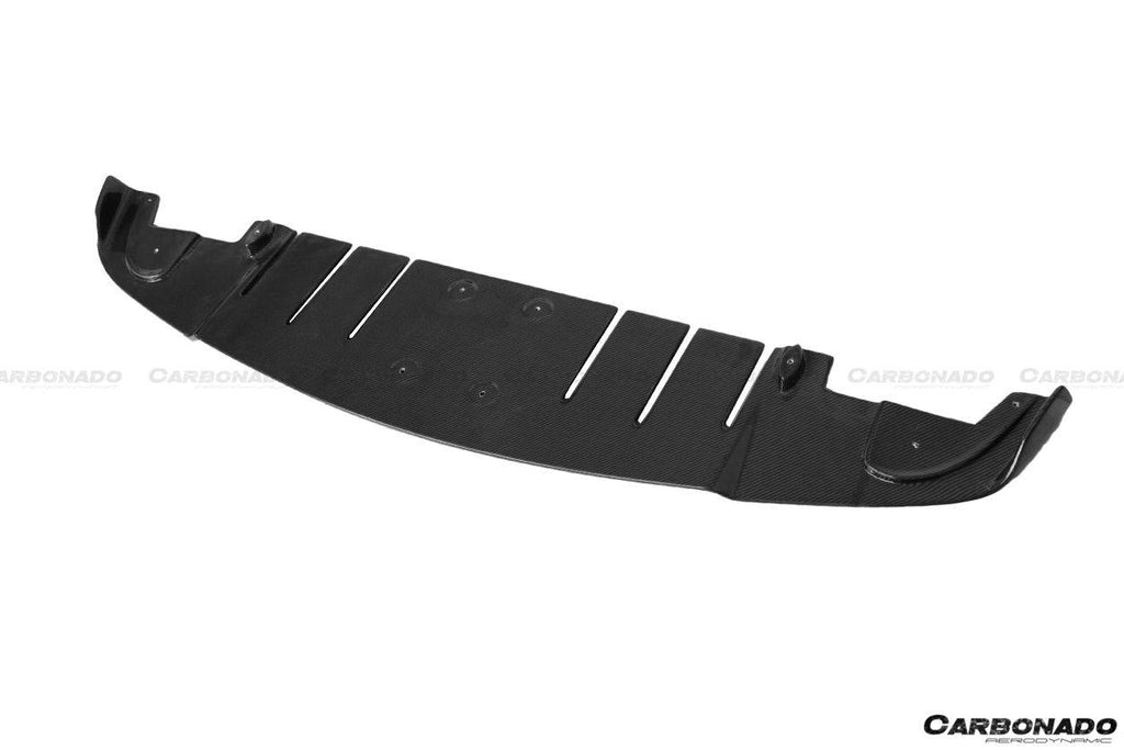 2010-2015 Ferrari 458 Coupe/Spyder AV Style Carbon Fiber Rear Lip Diffuser - Carbonado Aero
