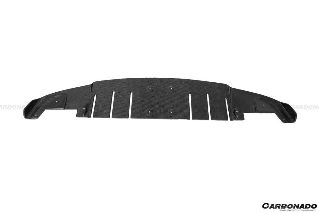 2010-2015 Ferrari 458 Coupe/Spyder AV Style Carbon Fiber Rear Lip Diffuser - Carbonado Aero
