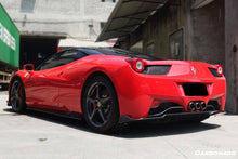 Load image into Gallery viewer, 2010-2015 Ferrari 458 Coupe &amp; Spider AV Style Carbon Fiber Rear Lip Diffuser - Carbonado