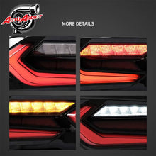 Load image into Gallery viewer, 2019-2025 CHEVY CAMARO VELOX LED TAILLIGHTS GLOSS BLACK/RED LENS
