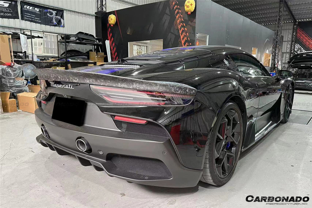 2020-2024 Maserati MC20 SVD Style Dry Carbon Fiber Trunk Spoiler Wing
