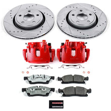 Load image into Gallery viewer, Power Stop 11-12 Jeep Gr&amp; Cherokee Front Z26 Street Kit w/Cals