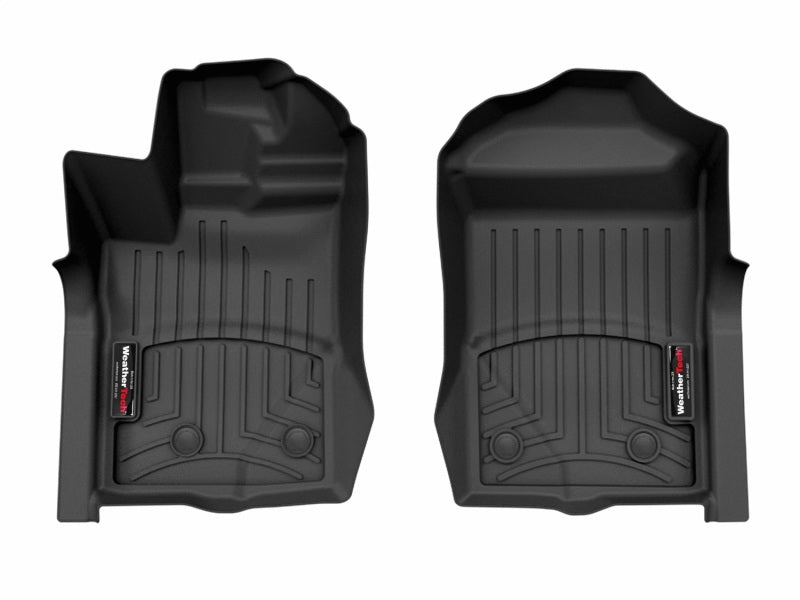 WeatherTech 24-25 Ford Ranger 1st Row Front FloorLiner for Vinyl Floors - Black