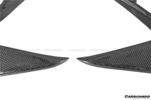 Load image into Gallery viewer, 2018-2022 Ferrari 488 Pista OEM Style Carbon Fiber Front Bumper Vent Canards - Carbonado Aero