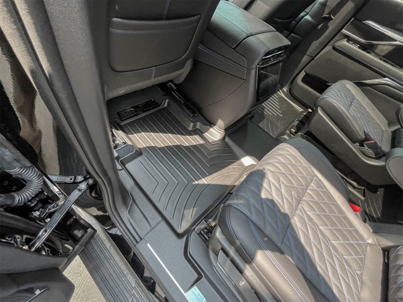 WeatherTech 25-26 Cadillac Escalade IQ 2nd & 3rd Row Rear FloorLiner - Black