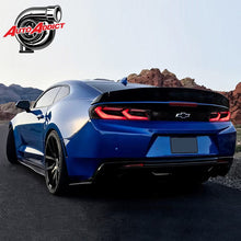 Load image into Gallery viewer, 2016-2018 CHEVY CAMARO VELOX LED TAILLIGHTS GLOSS BLACK/RED LENS