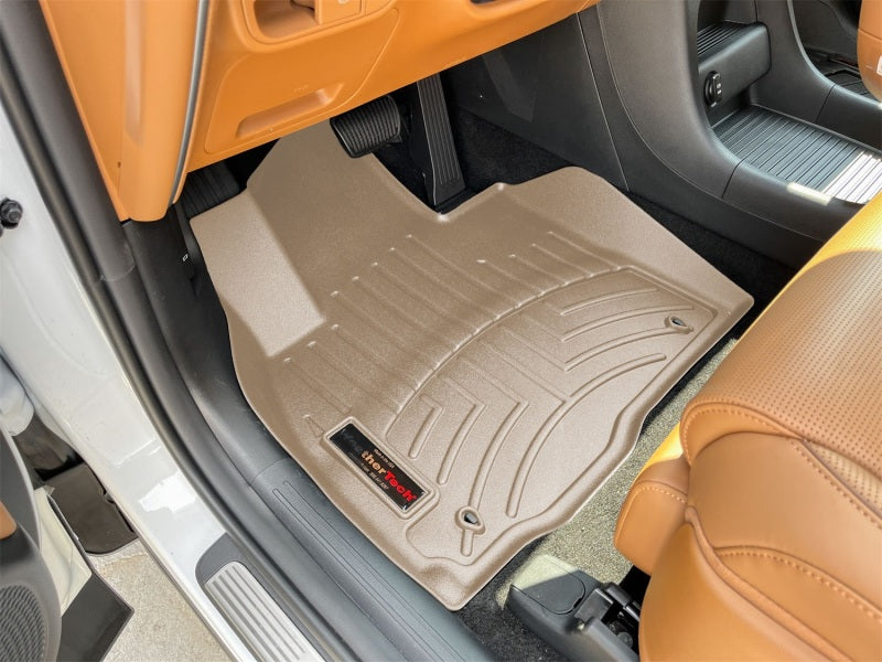 WeatherTech 2026 Hyundai Palisade 1st Row Front FloorLiner - Tan