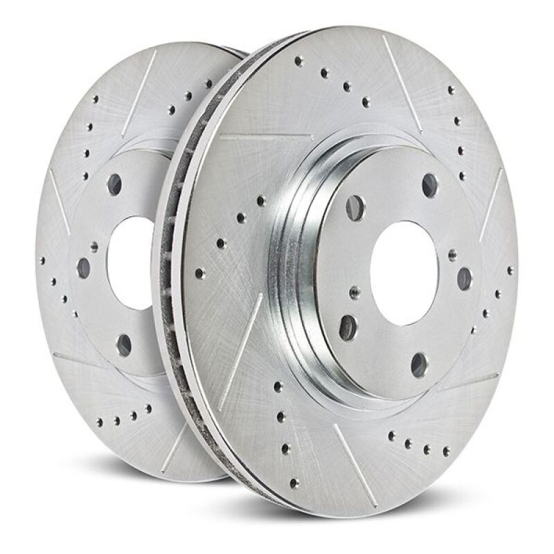 Power Stop 22-23 Kia Carnival Front Drilled & Slotted Rotor (Pair)