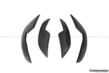 Load image into Gallery viewer, 2015-2017 Audi RS7 BS Style Carbon Fiber Front Bumper Canards - Carbonado Aero