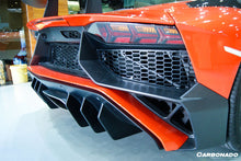 Load image into Gallery viewer, 2011-2016 Lamborghini Aventador LP700 Coupe &amp; Roadster SV Style Rear Bumper - Carbonado