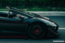 Load image into Gallery viewer, 2011-2021 Lamborghini Aventador LP700 Coupe &amp; Roadster OEM Style Dry Carbon Fiber Mirror Cover Replacement - Carbonado