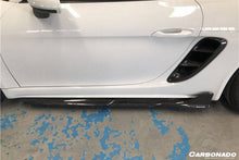 Load image into Gallery viewer, 2017-2023 Porsche 718 Cayman/Boxster AM Style Carbon Fiber Side Skirts - Carbonado Aero