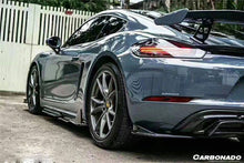 Load image into Gallery viewer, 2017-2023 Porsche 718 Cayman/Boxster AM Style Carbon Fiber Rear Lip - Carbonado Aero