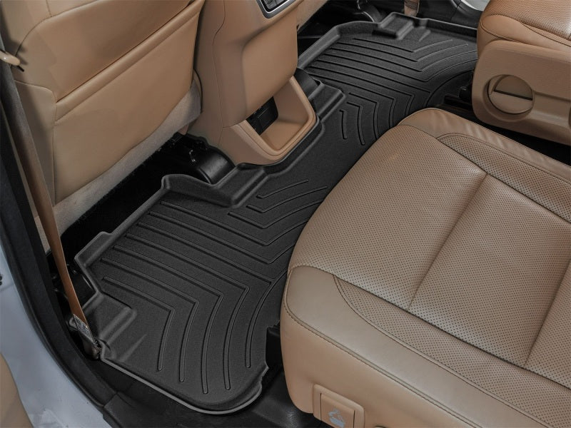 WeatherTech 14-19 Toyota Highlander 2nd Row Rear FloorLiner HP - Black