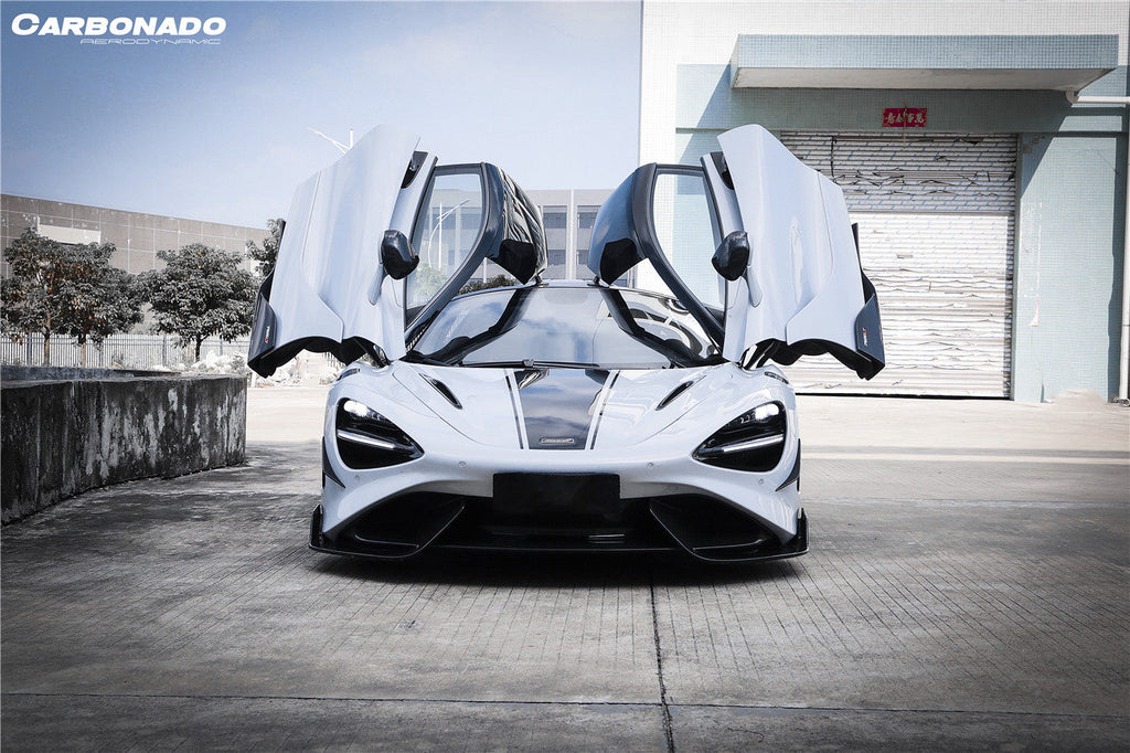 2017-2022 McLaren 720S 765LT-Style Dry Part Carbon Fiber Full Body Kit - Carbonado