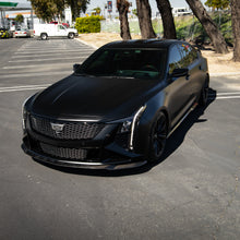 Load image into Gallery viewer, 2022-2025 Cadillac CT5-V Blackwing Gloss Carbon Fiber Front Chin Splitter