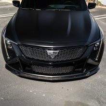 Load image into Gallery viewer, 2022-2025 Cadillac CT5-V Blackwing Gloss Carbon Fiber Front Chin Splitter