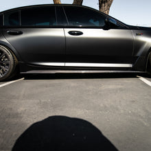 Load image into Gallery viewer, 2022-2025 Cadillac CT5-V Blackwing Type-ST Gloss Carbon Fiber Side Rocker Panel Extensions
