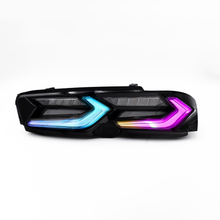 Load image into Gallery viewer, 2019-2025 CHEVY CAMARO UMBRA LED TAILLIGHTS GLOSS BLACK/SMOKE LENS