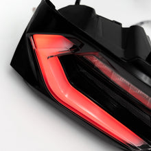 Load image into Gallery viewer, 2019-2025 CHEVY CAMARO UMBRA LED TAILLIGHTS GLOSS BLACK/SMOKE LENS