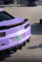 Load image into Gallery viewer, 2010-2013 Chevy Camaro Evo Style Shark Fins Rear Diffuser Quad/Single Tips