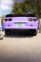 Load image into Gallery viewer, 2010-2013 Chevy Camaro Evo Style Shark Fins Rear Diffuser Quad/Single Tips