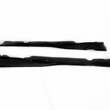 Load image into Gallery viewer, 2020-2024 Corvette C8 Stingray Evo Style Side Skirts Gloss Black Pair