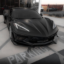 Load image into Gallery viewer, 2020-2024 Corvette C8 Stingray Evo Style Front Lower Chin Splitter Gloss Black