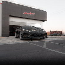 Load image into Gallery viewer, 2020-2024 Corvette C8 Stingray Evo Style Front Lower Chin Splitter Gloss Black