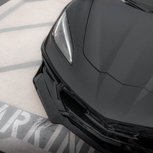 Load image into Gallery viewer, 2020-2024 Corvette C8 Stingray Evo Style Front Lower Chin Splitter Gloss Black