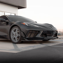 Load image into Gallery viewer, 2020-2024 Corvette C8 Stingray Evo Style Front Lower Chin Splitter Gloss Black