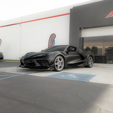 Load image into Gallery viewer, 2020-2024 Corvette C8 Stingray Evo Style Side Skirts Gloss Black Pair