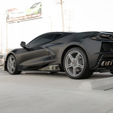 Load image into Gallery viewer, 2020-2024 Corvette C8 Stingray Evo Style Side Skirts Gloss Black Pair