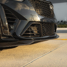 Load image into Gallery viewer, 2022-2024 Cadillac CT5-V Blackwing Gloss Carbon Fiber Lower Grille Bezels (Pair)